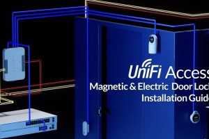Установка магнитного и электрического замка UniFi Access