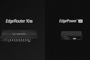 Источник питания ИБП EdgePower 24V и универсальный EdgeRouter 10X