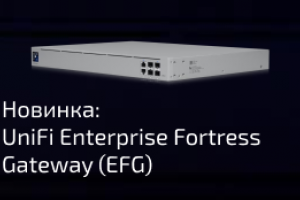 Новинка: UniFi Enterprise Fortress Gateway: Мощный облачный шлюз от Ubiquiti